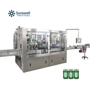 Automatic beer can filling machine alcohol filling capping machine