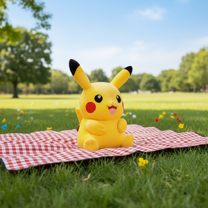 Boneka Plush Pikachu Elf Autier Asli untuk Hadiah Hari Valentine, Mainan Hewan Isi Kapas PP Super Lembut untuk Menghilangkan Stres - Product Image 4