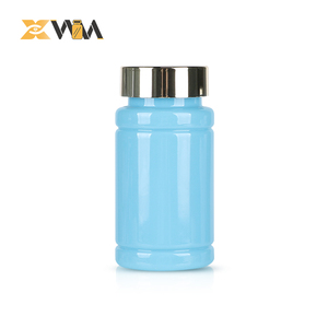 Pharmaceutical PET Pill Jar 100-250ml Opaque Blue with Induction Seal for Natural Products Container - Product Image 3