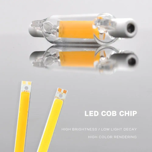 Nouveau projecteur LED Superbright <span class=keywords><strong>R7S</strong></span> puissant AC220V/110V COB ampoule avec Tube de verre lampe halogène remplacement de la lumière 78mm 118mm - Product Image 3