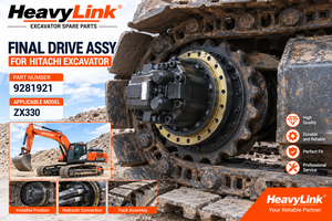 ชุดเฟืองท้ายรถขุดอะไหล่สำหรับ Hitachi ZX330 หมายเลขอะไหล่ 9281921 ชิ้นส่วนเครื่องจักรตีนตะขาบ - Product Image 6