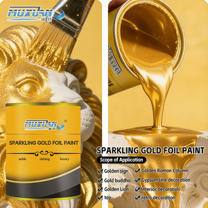 <span class=keywords><strong>Vernice</strong></span> Dorata Metallizzata Glitterata a Base d'Acqua Mu Xuan per Statue di Buddha, Rinnovamento Ferro Battuto, <span class=keywords><strong>Vernice</strong></span> Antiruggine - Product Image 1