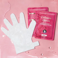Masque pour les mains hydratant entièrement personnalisé, pour manucure, absorption rapide, non gras, avec collagène, gants pour les mains