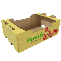 Boîtes en carton ondulé en gros de 5 kg pour fruits et légumes, concombre, cerise, tomate, emballage en carton