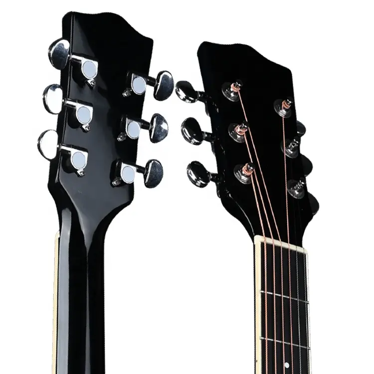 Aクラスの杉トップを備えたプロの手作り高品質トップ合板アコースティックギター