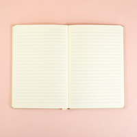 Cahier de Journal en cuir à couverture rigide A5 personnalisé en gros à la mode couverture en tissu bande élastique fil couture logo personnalisable