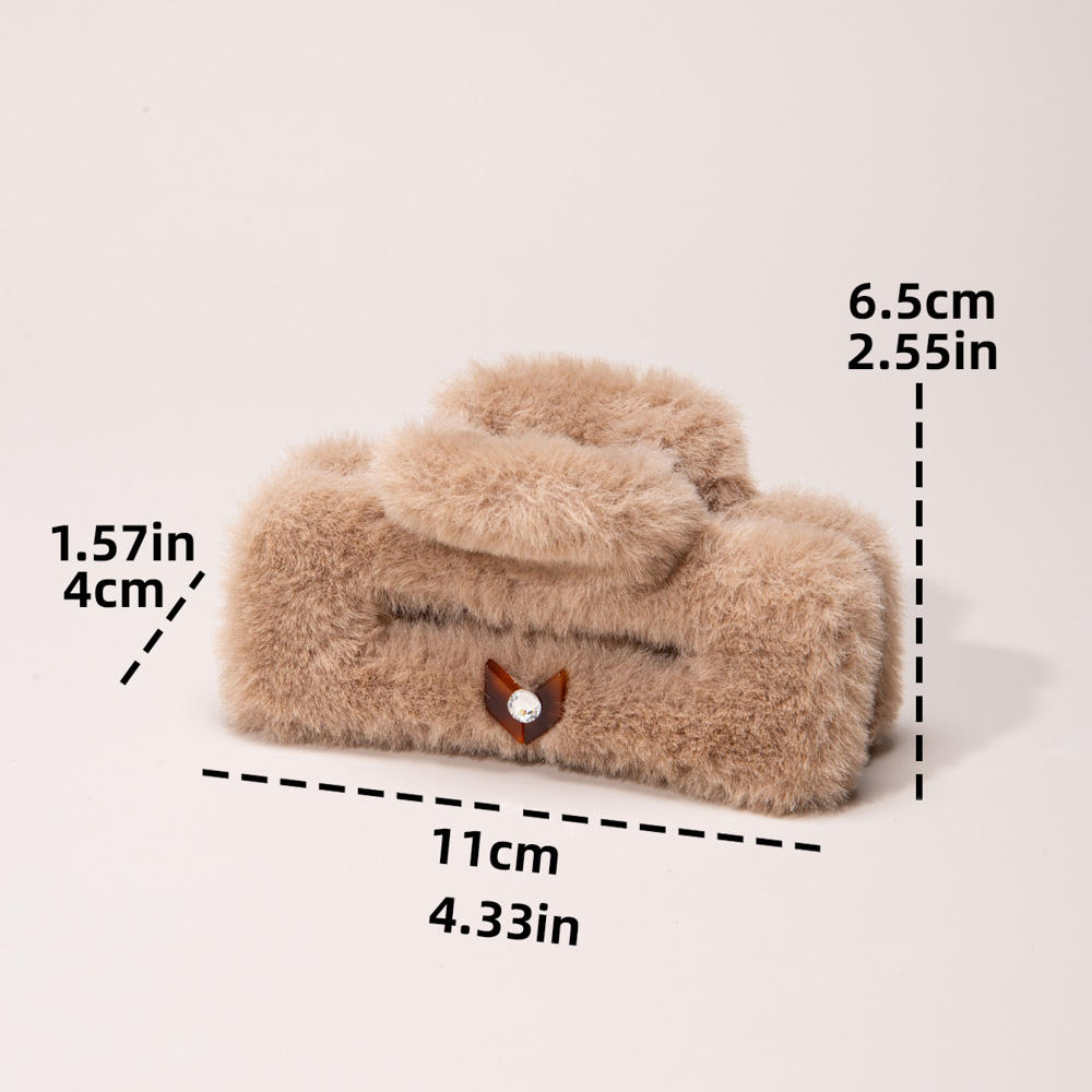 Serre-tête Délicat En Peluche Pour Femme Et Fille - Bandeau En Fausse Fourrure Pour Le Camping, Les Voyages - Pour Prendre Des Photos - Bandeau De