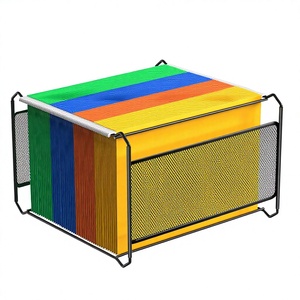SAM SM4001 Support de classement en maille métallique pour bureau, organiseur de dossiers, rail de rangement pour classement / armoire - Product Image 4