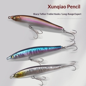 Esche Artificiali Affondanti Tipo Pencil per Lanci Lunghi, con Vibrazione, per la <span class=keywords><strong>Pesca</strong></span> a Spettacolo (Ambush Bass) con Ami - Disponibile all'Ingrosso e OEM - Product Image 2
