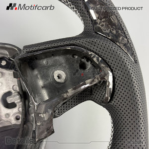Volante de fibra de carbono forjado personalizado para Dodge Charger Hellcat SRT R/T y Jeep Grand Cherokee Trackhawk 2013-2023 - Product Image 4