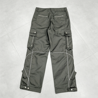 Ensemble survêtement homme YSJY de haute qualité, veste coupe-vent et pantalon en nylon réfléchissant imperméable pour le sport et les activités de plein air