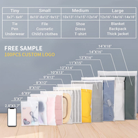 JIJID Sac en polyéthylène givré personnalisé avec logo, fermeture éclair, pour t-shirts, vêtements, sous-vêtements, pochette Ziplock, emballage PE, impression offset