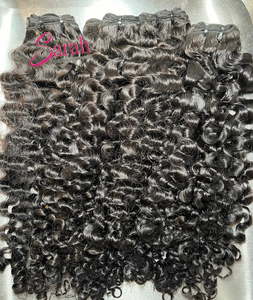 Venta al por mayor de cabello virgen rizado birmano y cabello humano liso vietnamita sin procesar para extensiones, de proveedor de cabello con cutícula alineada. - Product Image 4