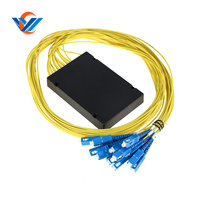 Meilleur prix pour boîtier en ABS pour fibre optique, répartiteur optique PLC SC UPC 1x2-1x32 avec gaine LSZH/PVC et garantie d'un an