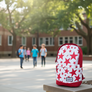 Mochila Nicksclub de 20L con diseño de estrellas, informal, antirrobo, ligera, para niños y niñas - Product Image 2