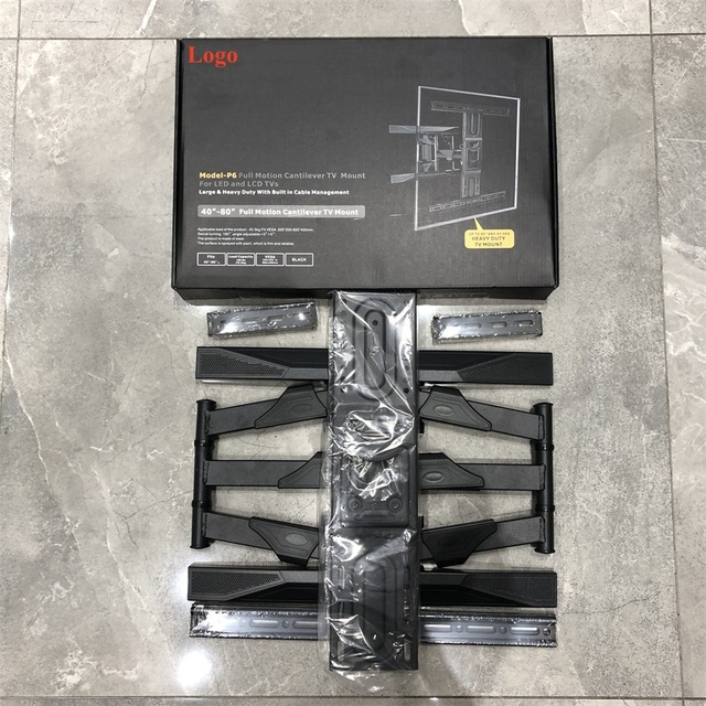 Screen Size 40''-80" Vesa Universal Led TV Wall Mount 600X400mm Mount TV 180 Degree Swivel TV Wall Mount Bracket