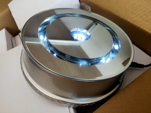 Led hiển thị ánh sáng cơ sở ABS xoay pha lê hiển thị đứng cho Tinh thể thủy tinh đèn nghệ thuật 3D LED ORNAMENT Đèn chủ cho phòng ngủ - Product Image 3