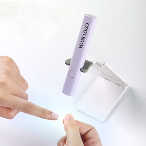 Lámpara UV LED Profesional Mini para Uñas, Portátil, a Batería, Secador de Uñas de Gel con Estampador de Silicona para Salones, Muestra Gratis - Product Image 1