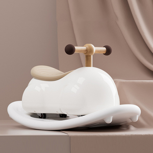 Bicicleta de Equilibrio para Niños de 2 a 4 Años, sin Pedales, de Plástico, con 4 Ruedas Silenciosas y Asiento Suave - Product Image 2