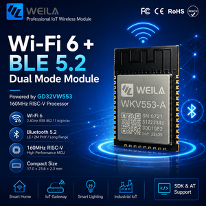 ไวไฟ 6 BLE 5.2 โมดูลไร้สายแบบสองโหมด โมดูลการสื่อสาร <span class=keywords><strong>IoT</strong></span> แบบฝังตัว - Product Image 1