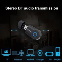 Nuevo Adaptador de Audio Inalámbrico Portátil Manos Libres, Convertidor AUX para Automóvil, Receptor USB para Computadora, Transmisor de Música
