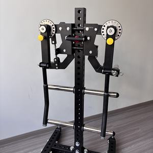 75x75mm Kare Borulu Squat Rack, Plaka Depolama Alanı, Yanal Kaldırma ve Göğüs Çalıştırma Aparatı - Çok Fonksiyonlu Ev Spor Salonu Güç Kafesi - Product Image 2