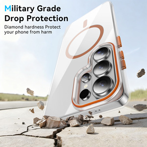 Nuova Custodia Magnetica Trasparente per Samsung S26 Ultra S26, <span class=keywords><strong>Cover</strong></span> per Telefono in PC Trasparente per iPhone e Galaxy S25 S26 + - Product Image 4