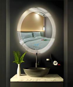 36x28 Inch Glass LED Lighted 3-Color-Temperature Adjustable Modern Design Bathroom Wall-Mounted <b>Mirror</b> IP44 Waterproof High - Product Image 4