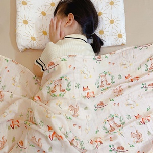 Coperta in garza per neonati per tutte le stagioni, asciugamano fasciatoio in cotone di bambù a doppio strato, telo da bagno per neonati e bambini piccoli - Product Image 6