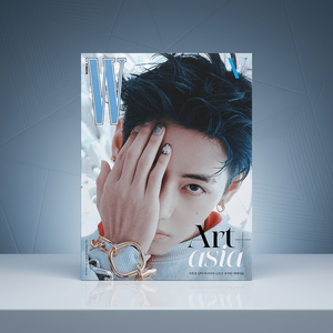 Couverture du magazine W Korea, édition Asie, avec V Kim Tae Hyung de BTS, impression de photographie de mode, numéro spécial. - Product Image 1