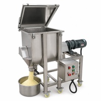 Équipement de mélange à sec horizontal industriel personnalisable - Mélangeur de particules en poudre - Convient aux lignes de production d'aliments à grande échelle
