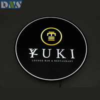 Enseigne de lettres LED en acrylique illuminé pour intérieur/extérieur Boîte à lumière publicitaire pour boutique électronique avec décoration élégante
