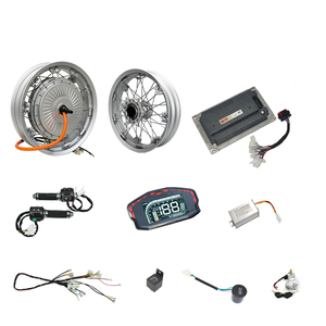 Kit moteur moyeu à rayons QS Motor 273 V3 72V 120 km/h haute vitesse pour vélo de café avec nouveau contrôleur EM200-SSP - Product Image 4