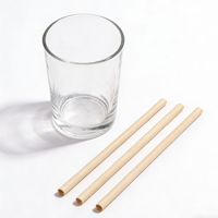 Pailles biodégradables écologiques de haute qualité en bambou naturel pour boissons – Vente en gros