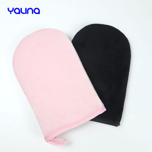 Noir/rose/léopard imprimé velours doux en gros gant autobronzant gants d'application d'huile <span class=keywords><strong>de</strong></span> <span class=keywords><strong>bain</strong></span> et sans <span class=keywords><strong>soleil</strong></span> - Product Image 4