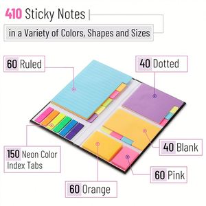 Factory Custom Sticky Notes Office Student Stationery Kraft Paper Notepad with Logo Promotional Memo Pads - Product Image 4