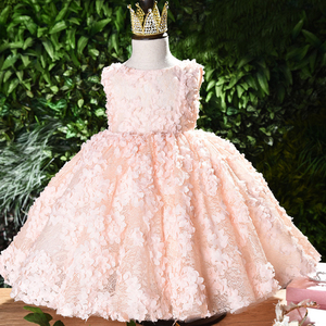 2021 Kids Birthday Teenage Party Frock Fancy <b>Blush</b> Girls Dresses - Product Image 2