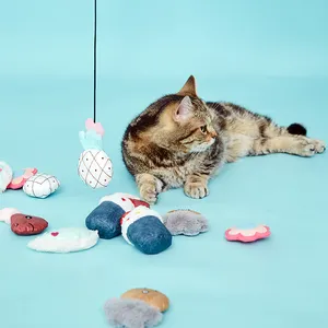 Vara de pesca magnética engraçada, para apagar o brinquedo de gato