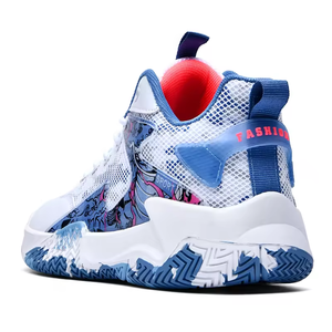 Zapatillas de baloncesto de caña alta, zapatillas de moda para exteriores, unisex, transpirables, de malla, deportivas, para correr, estilo baloncesto para hombre. - Product Image 4