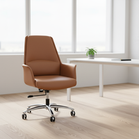 Mobilier de bureau Mobilier de bureau réglable Boss Chaise ergonomique confortable pivotante Chaises de bureau en cuir