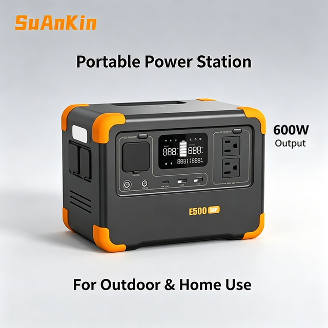 Safe and Reliable Energy Storage System Lifepo4 Battery Outdoor Backup 600W Portable Power Station With Off-grid