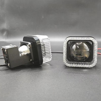 Couvre-phare LED RGB Angel Eyes Halo Rings IDISON 5D-15F 2,5 pouces 12V, contrôle par application, multicolores, pour pick-up, SUV, 4x4