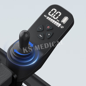 KSM-602Pro Premium Aluminum Alloy Motorized Carbon Fiber Electric Wheelchair with <b>Backrest</b> Recliner Function Motor for Export - Product Image 3