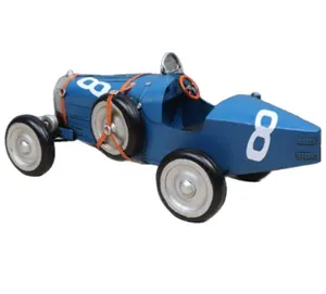 Auto fatte a mano in ferro modello di auto retrò giocattoli collezione statica regalo decorazione torta giocattoli per bambini