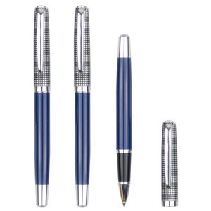Fournitures de bureau Stylo à bille en métal 0.5mm Encre noire Nouveauté Design pour les signatures commerciales et les cadeaux - Product Image 1