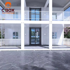Casa Contenedor Cbox de Diseño de 2 Pisos Tipo Cápsula para Apartamento u Oficina, Prefabricada, Modular, Desmontable y de Paquete Plano con Techo a Dos Aguas - Product Image 6