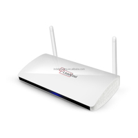 Kotak TV pintar leadcool Android 9.0 2GB 16GB Amlogic S905W kotak Android WIFI nirkabel 2.4GHZ LAN 100M 4k 1080p H.265 Set top box