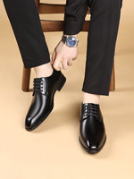 Chaussures habillées de luxe pour hommes en cuir véritable de style italien, antidérapantes, pour affaires, avec caractéristiques printemps/été