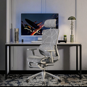 เก้าอี้สำนักงานดีไซน์ตามหลักสรีรศาสตร์พร้อมที่<span class=keywords><strong>นั่ง</strong></span>กลวงด้านหลังลายสก๊อตสำหรับ<span class=keywords><strong>นั่ง</strong></span>คอมพิวเตอร์นั่งในบ้านหรือนั่งยาว8ชิ้น - Product Image 2