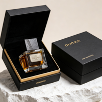 Flacon pulvérisateur atomiseur rectangulaire en verre pour parfum et cosmétiques, 30ml 50ml 100ml, avec bouchon anti-fuite, emballage pour parfums